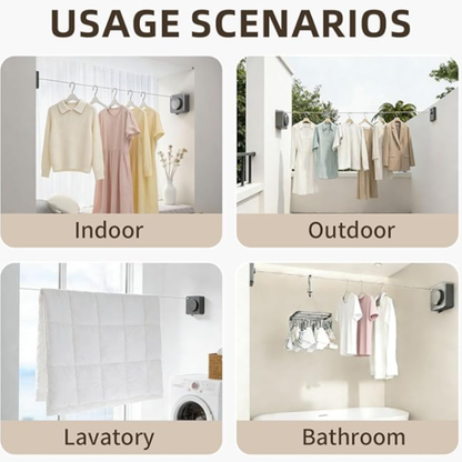 Retractable Indoor Clothesline
